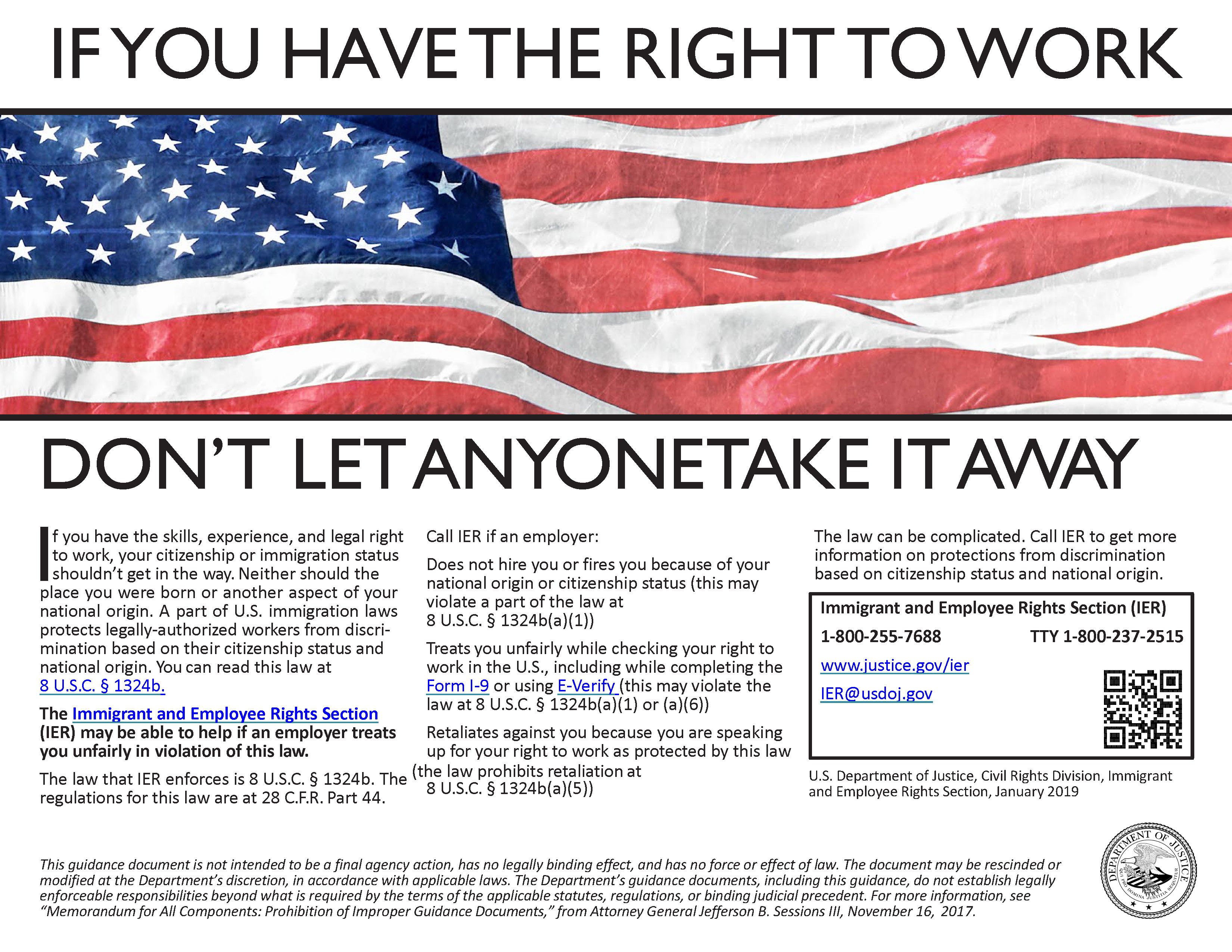 IER Right to Work
